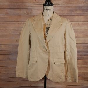 Old Navy Maternity Large Khakis tan Jacket blazer